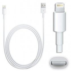Cable de charge USB Lightning iPhone - 2 mètres