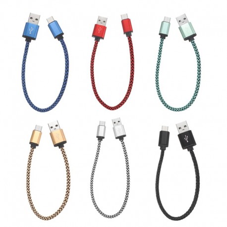 Steady Nylon Cable 0.3 metre Type-C USB charging and fast transfer 2A