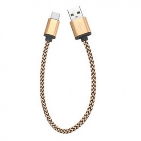 Steady Nylon Cable 0.3 metre Type-C USB charging and fast transfer 2A