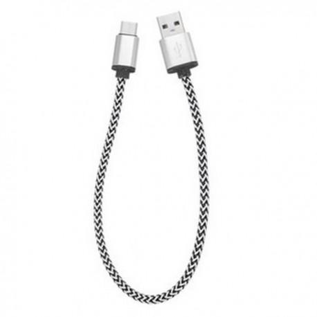 Steady Nylon Cable 0.3 metre Type-C USB charging and fast transfer 2A