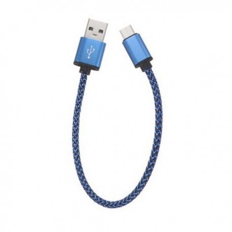 Steady Nylon Cable 0.3 metre Type-C USB charging and fast transfer 2A