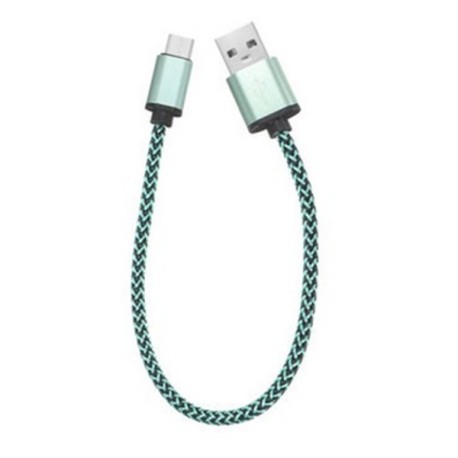 Câble en Nylon Tressé 0.3 mètre Type-C USB charge et transfert rapide 2A