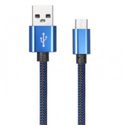 Braided Nylon Cable Type-C USB Transfer and Fast Charge 2.1A