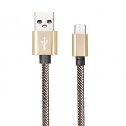 Braided Nylon Cable Type-C USB Transfer and Fast Charge 2.1A