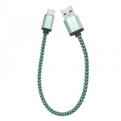 Steady Nylon Cable 0.3 metre Type-C USB charging and fast transfer 2A