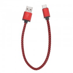 Steady Nylon Cable 0.3 metre Type-C USB charging and fast transfer 2A