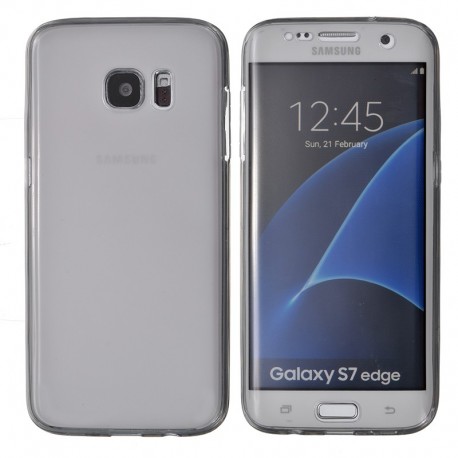 Protection Avant et Arrière TPU transparent pour Samsung Galaxy S7 Edge