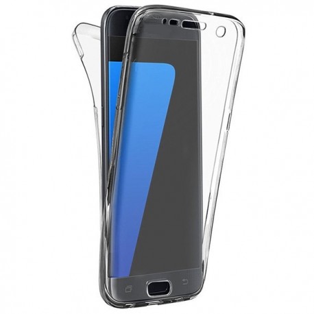 Protection Avant et Arrière TPU transparent pour Samsung Galaxy S7 Edge