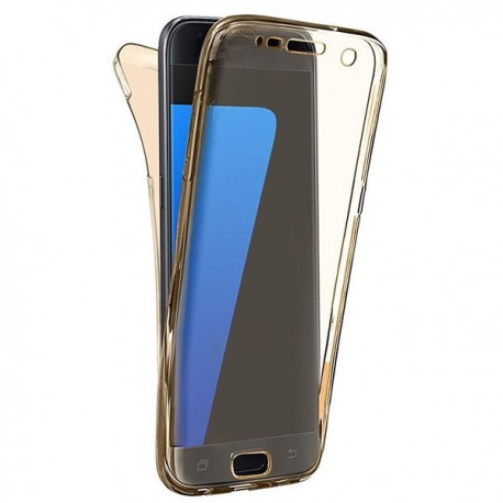 Protection Avant et Arrière TPU transparent pour Samsung Galaxy S7 Edge