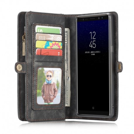Deluxe Wallet Cover Magnet Leather pour Samsung Galaxy Note 8
