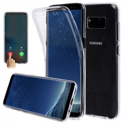 Etui silicone transparent intégral pour Samsung Galaxy Note 8