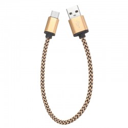 Steady Nylon Cable 0.3 metre Type-C USB charging and fast transfer 2A