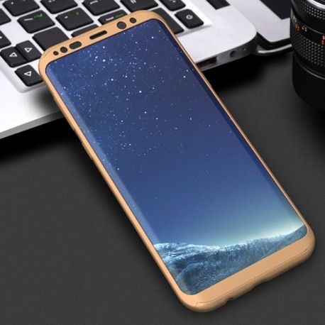 Samsung S8 Protection complète 360° avant + arrière + protection écran HD