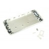 Coque arrière + chassis iPhone 5S blanc argent + boutons
