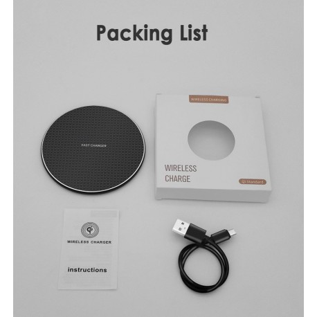 Wireless phone charger for iphone, Samsung, Xiaomi and Huawei