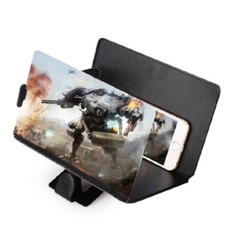 Support universel pliable loupe pour écran de téléphone Portable 