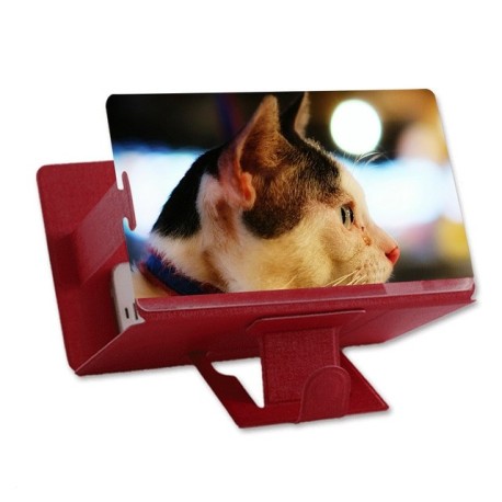 Support universel pliable loupe pour écran de téléphone Portable 