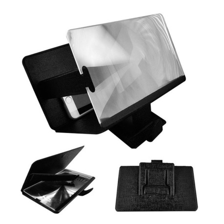 Support universel pliable loupe pour écran de téléphone Portable 