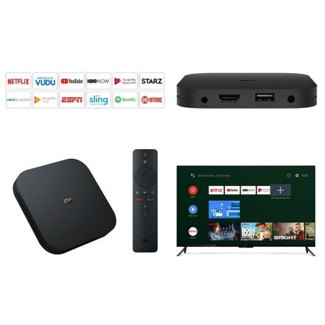 Xiaomi mi TV Box S 4K HDR Android 8.1 2G 8G WIFI BT Version mondiale Original