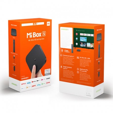 Xiaomi mi TV Box S 4K HDR Android 8.1 2G 8G WIFI BT Worldwide version Original