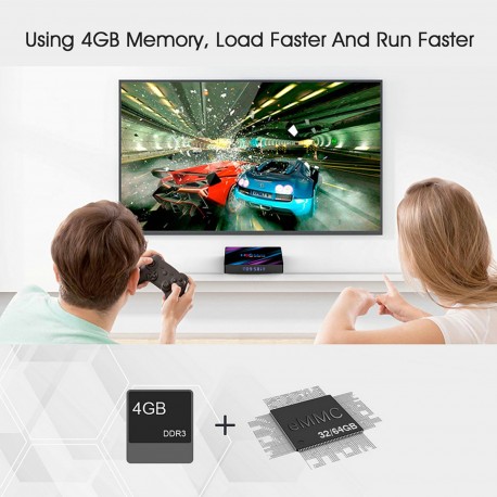 LEMFO h96 max smart tv box Android 9 0 assistant vocal