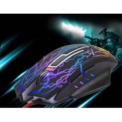 Inexpensive luminous gaming mouse