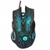 Souris de jeu 2.4GHz sans fil 3200 DPI change automatiquement de couleur