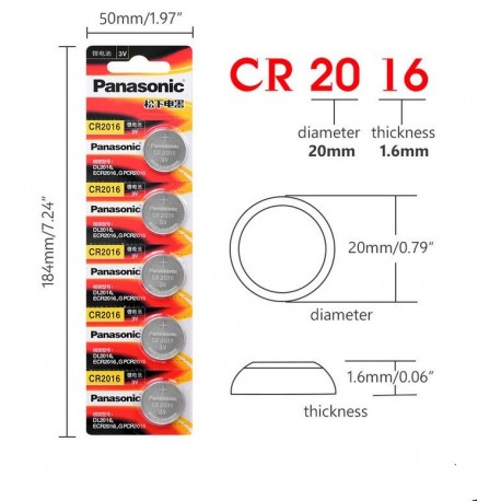 piles CR2016 pas cher