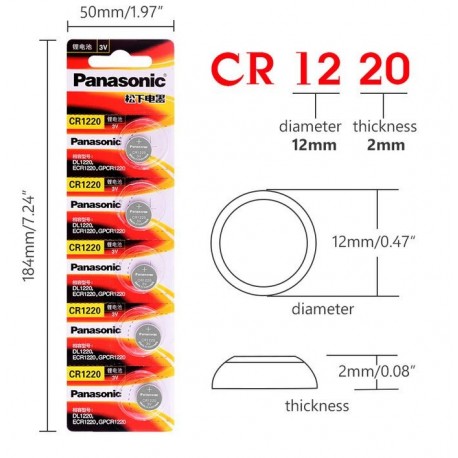 piles CR1220 pas cher