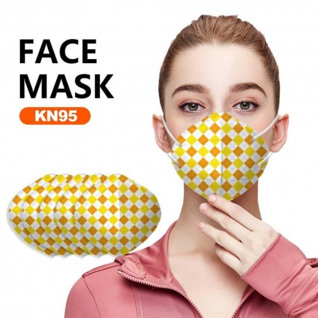Lot de 50 masques KN95 FFP2 4 couches à motifs imprimés en promotion