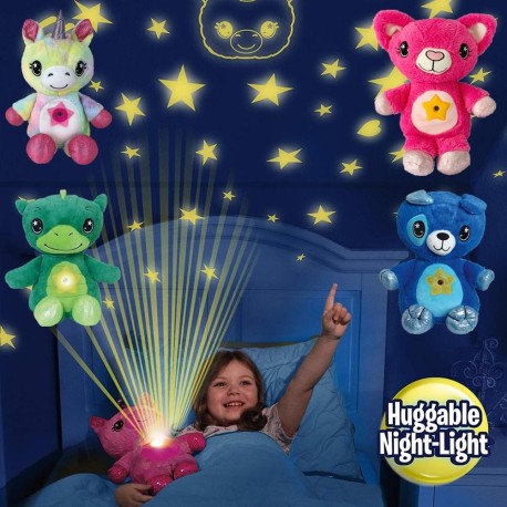nouvelle Peluche étoile brillante licorne, dinosaure, nounours