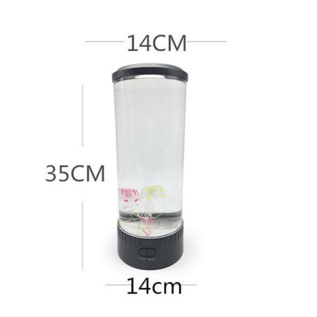 lampe meduse silicone magique de plusieurs led multicolors