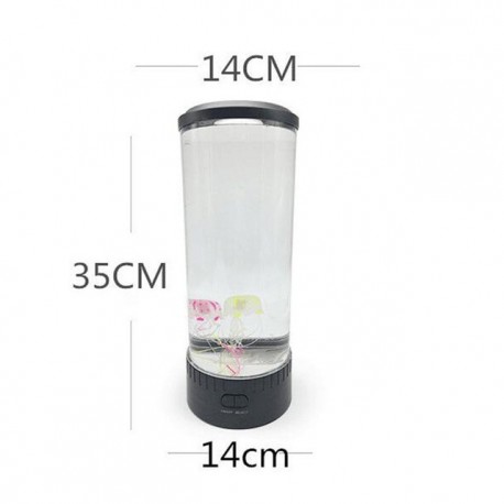 magic silicone jellyfish lamp with several multicolored LEDs