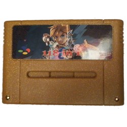 118 in 1 games cartridge for SNES 16-Bit PAL