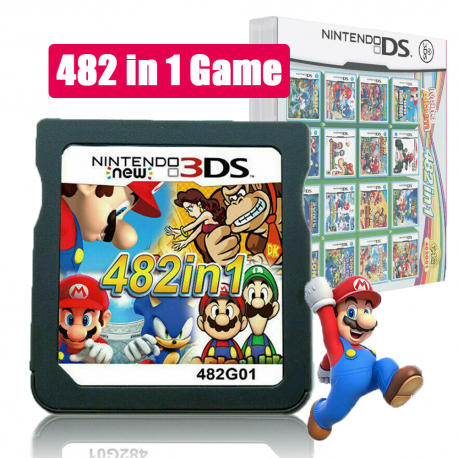 cartouche de jeux 482 en  1 pour  Console  NDS NDSL 2DS 3DS 3DSLL NDSI