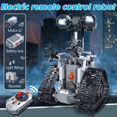 Robot électronique avec 408 pièces, blocs de construction technique télécommande intelligente