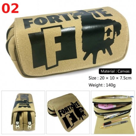 Trousse à Crayons Fortnite Battle Royale, Trousse Scolaire Grande Capacité, 21 modèles au chox