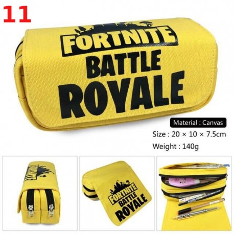 Trousse à Crayons Fortnite Battle Royale, Trousse Scolaire Grande Capacité, 21 modèles au chox