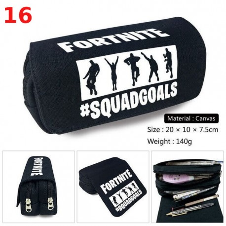 Trousse à Crayons Fortnite Battle Royale, Trousse Scolaire Grande Capacité, 21 modèles au chox