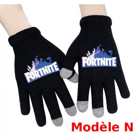 Pair of Fortnite Men's Women's Touch Gloves, Warm gloves for smartphone use