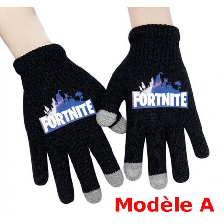 Pair of Fortnite Men's Women's Touch Gloves, Warm gloves for smartphone use