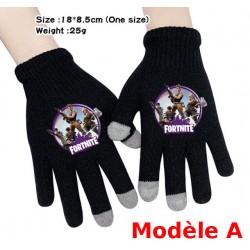 Pair of Fortnite Men's Women's Touch Gloves, Warm gloves for smartphone use
