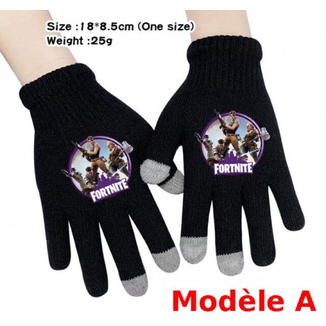 Pair of Fortnite Men's Women's Touch Gloves, Warm gloves for smartphone use