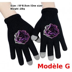 Pair de Gants tactile Fortnite Homme Femme, Gants chauds pour utilisation smartphone