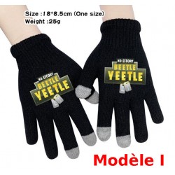 Pair of Fortnite Men's Women's Touch Gloves, Warm gloves for smartphone use