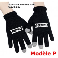 Pair of Fortnite Men's Women's Touch Gloves, Warm gloves for smartphone use