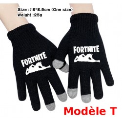 Pair of Fortnite Men's Women's Touch Gloves, Warm gloves for smartphone use