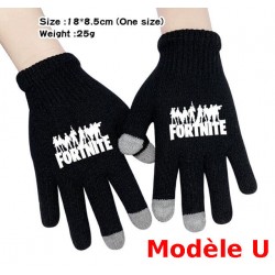 Pair of Fortnite Men's Women's Touch Gloves, Warm gloves for smartphone use