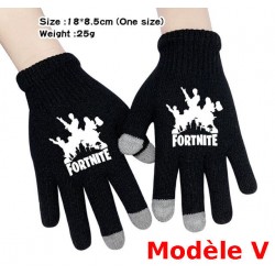 Pair of Fortnite Men's Women's Touch Gloves, Warm gloves for smartphone use