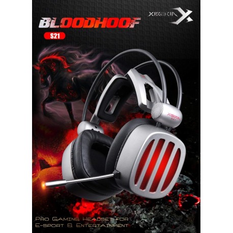 XIBERIA S21 Headset Gaming Headset with Microphone 7.1 Stereo Surround Sound LED Light